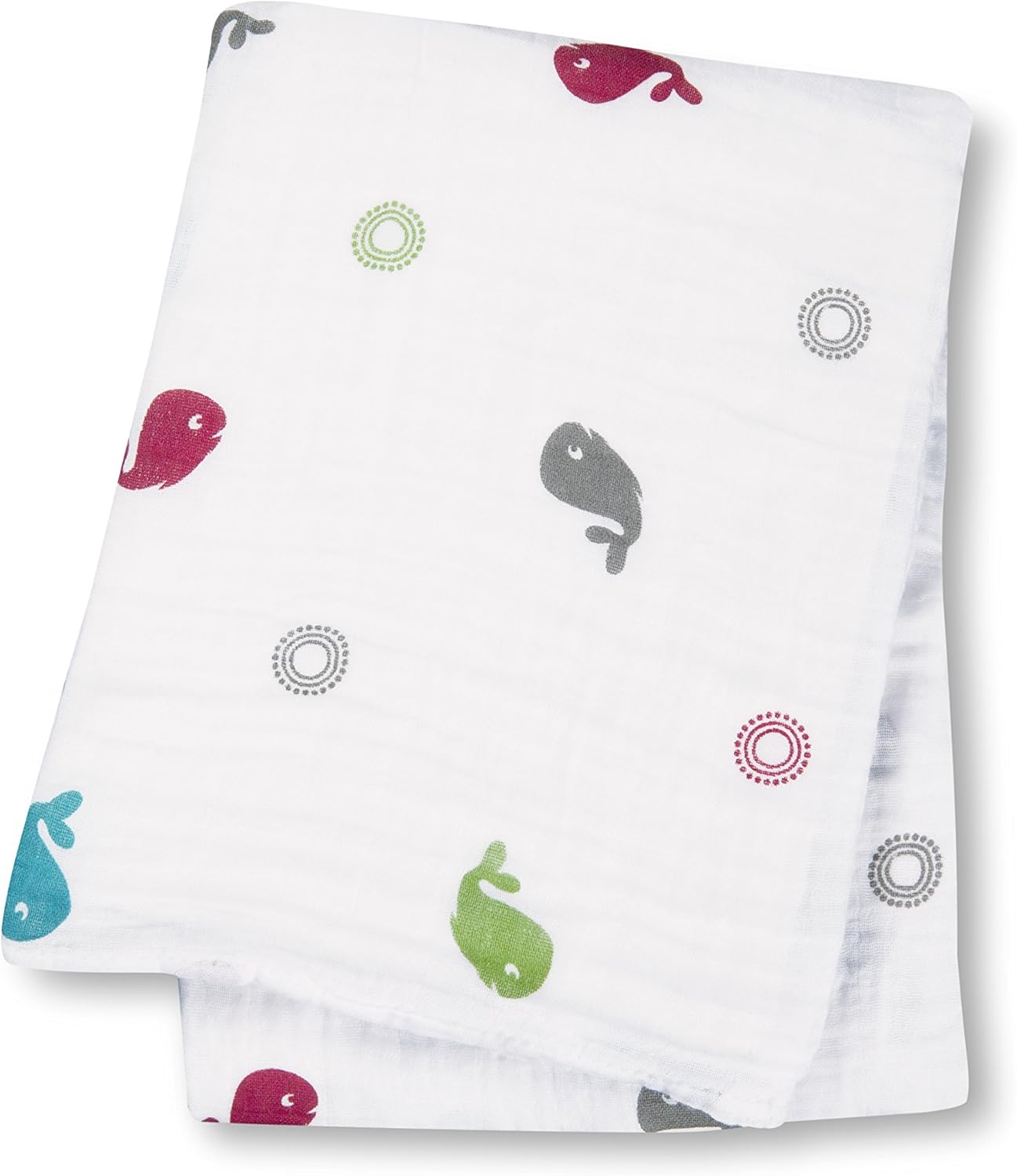 whale swaddle blanket