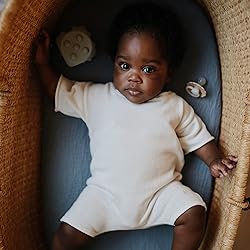 mushie Extra Soft Bassinet Muslin Crib Sheet