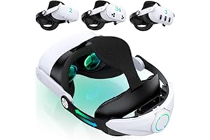 DXKK Head Strap for Meta Quest 3S/Quest 3/Quest 2, VR Headset Strap with Adjustment Dials, Soft Padding, Enhanced Comfort