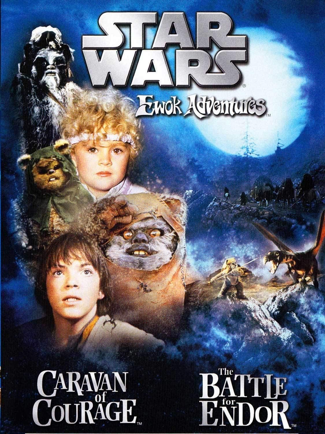 Star Wars Ewok Adventures Caravan of Courage / The Battle for Endor Movies