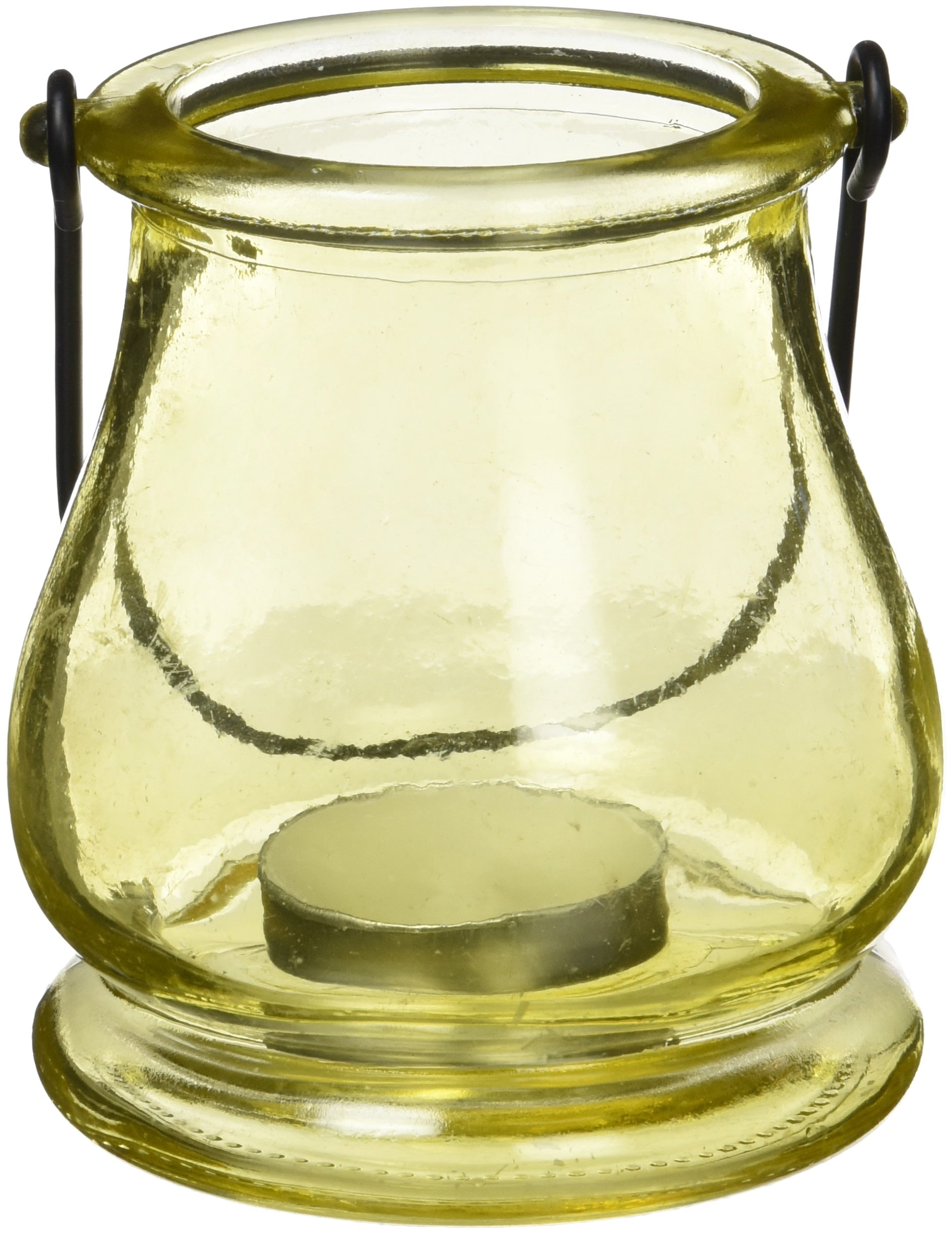 The Buzz Citronella Tea Light Jar (Includes 1 Citronella Tea Light for Outdoor, Garden Use) - Random Colour, Set of 1