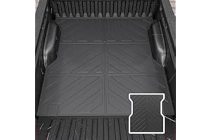 Zekzoop Bed Mat Compatible with 2024 2025 Toyota Tacoma Truck Mat Bed Liner All Weather 5Ft TPE Short Bed Truck Liner 2024 Tacoma Accessories (5 Ft Bed Mat)