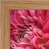 Americanflat A5 Photo Frame Dark Oak Engineered Wood Shatter Glass view 6