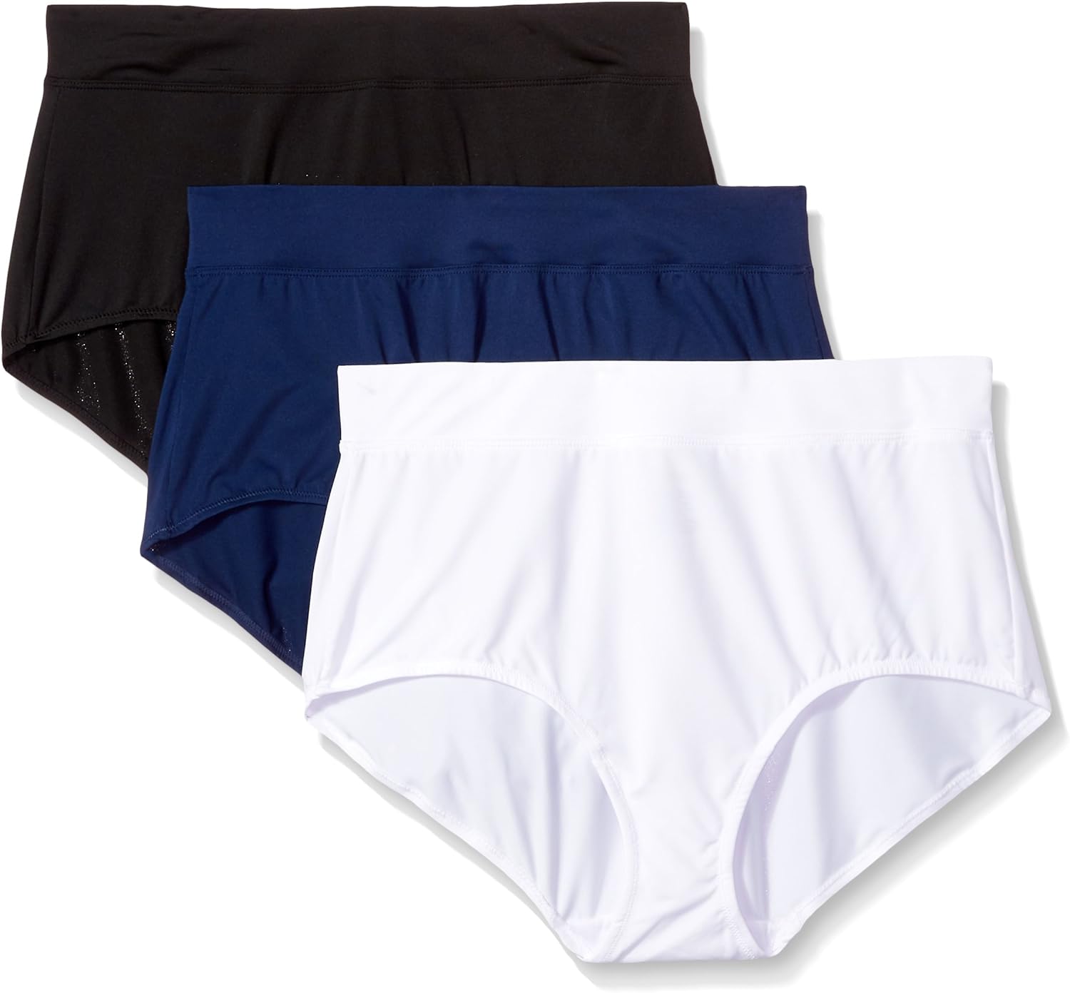 Warner's Women's Blissful Benefits No Muffin Top 3 Pack Brief Panty at  Women’s Clothing store