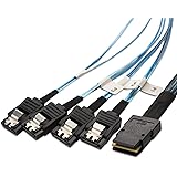 Cable Matters Internal Mini-SAS to 4x SATA Forward Breakout Cable 3.3 Feet