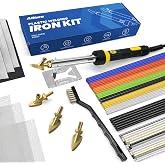 Allturn 110V-100W Plastic Welder Kayak Repair Kit | heat up to 800&deg;F (426&deg;C), with T2 T3 Tips, 75PCS Welding Rods
