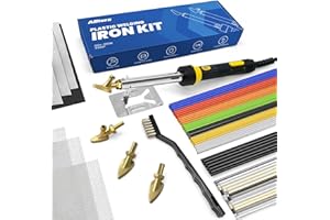 Allturn 110V-100W Deluxe Plastic Welder, Plastic Welding Repair Iron Kit for Car Bumper Dashboard Kayak Canoe Tank Repairs