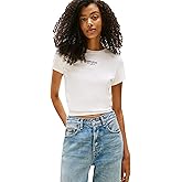 Tommy Jeans Womens Graphic Tee with Printed Logo Design