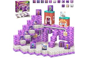 GIRIGI 48PCS Magnetic Blocks,Building Blocks Dinosaur Toys for 3+ Year Old, Magnet Cubes Sensory Montessori Toys for 3 4 5 6 7 8 Year Old Boys & Girls, Kids