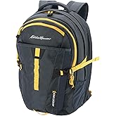 Eddie Bauer Adventurer Backpack with Organization Compartments and Hydration/Laptop Compatible Sleeve, Adventurer - Storm, 30L