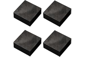 KoveYzao 4 Packs Graphite Ingot Block, 99.9% High Purity EDM Graphite Blank for Metal Melting Casting Mould (50mm x 50mm x 20mm)