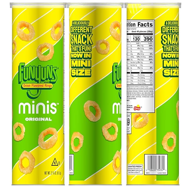 FUNYUNS MINIS, ORIGINAL, 2.875 OZ CANISTER