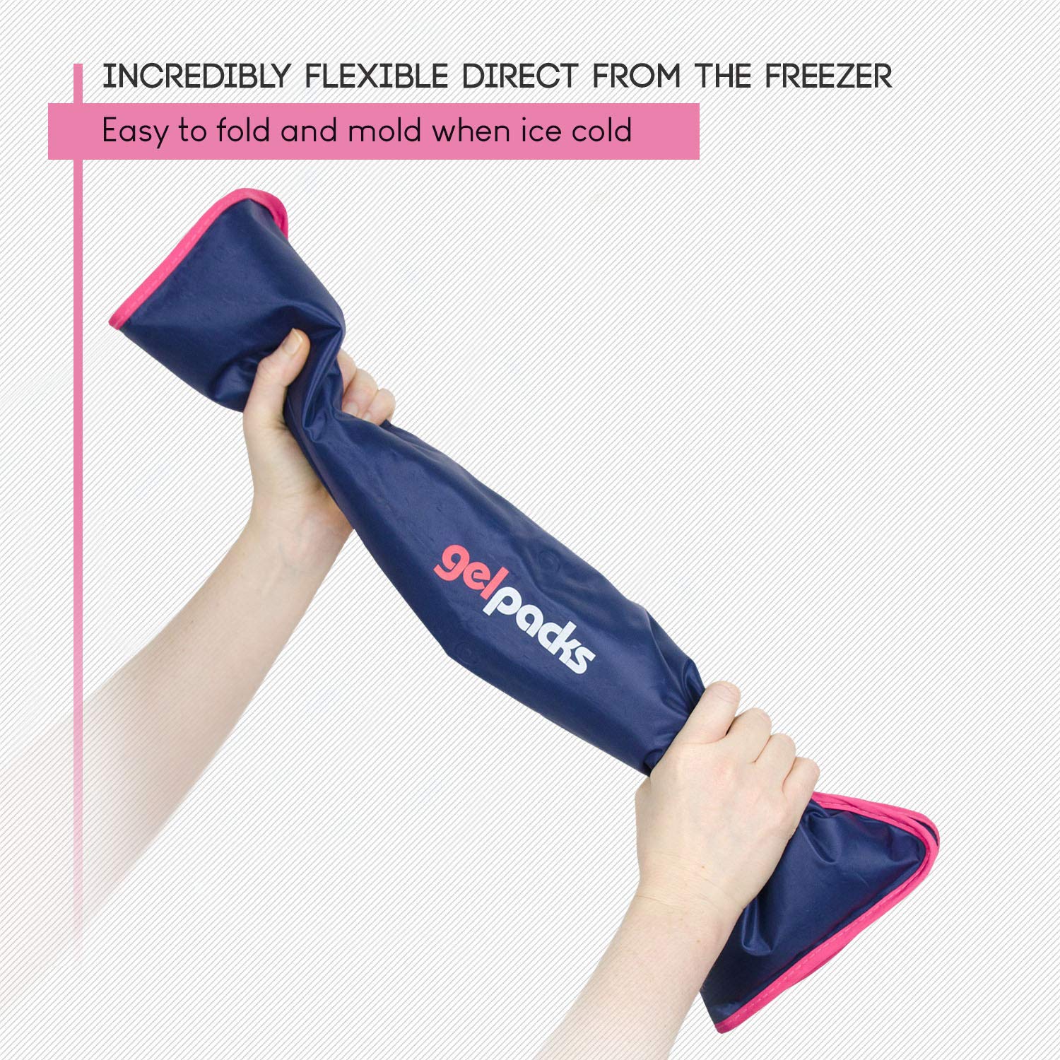 Extra Large & Reusable Ice Pack (15 x 23.5 inches, XL) for Maximum Back