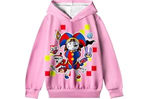 NOTLY The Amazing Circus Girls Costume Hoodie Toddler Game Cartoon Cosplay Sweatshirt Party Outfit