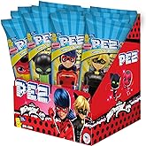 Miraculous Ladybug PEZ Party Pack (pack of 12 dispenser, each with 2 candies, individually wrapped)