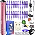 Mast Tour Y22 Tattoo Wireless Pen Machine Kit Tattoo Pen Kits Mast Pro Cartridges Needles Inks Battery Power Supply