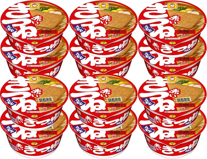 Amazon マルちゃん 赤いきつねうどん 東西食べくらべセット 東 6個 関西 6個 赤いきつね ラーメン 通販