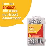 Amtech Nuts and Bolts Set 150 Piece Storage Box Household and Auto Hardware view 2