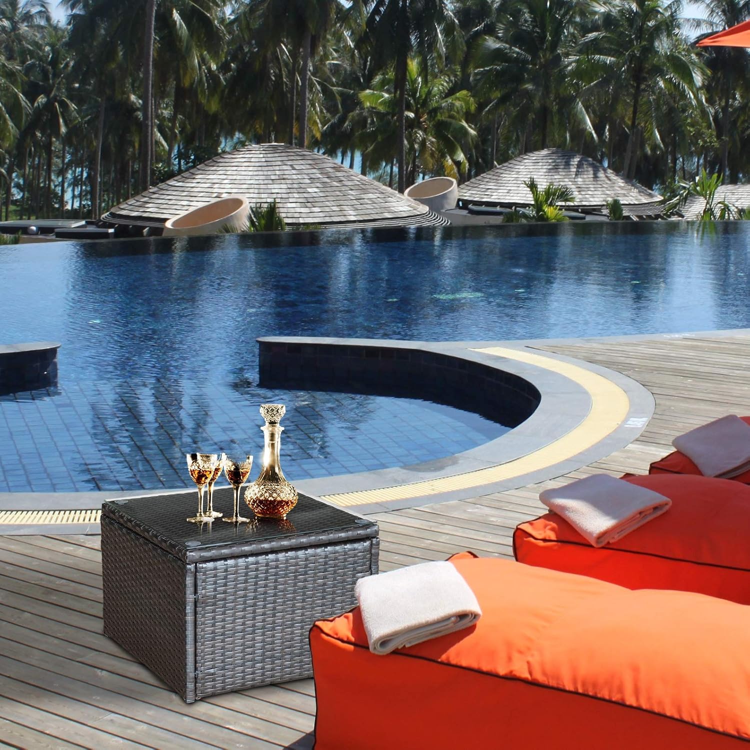 Best resin square coffee table