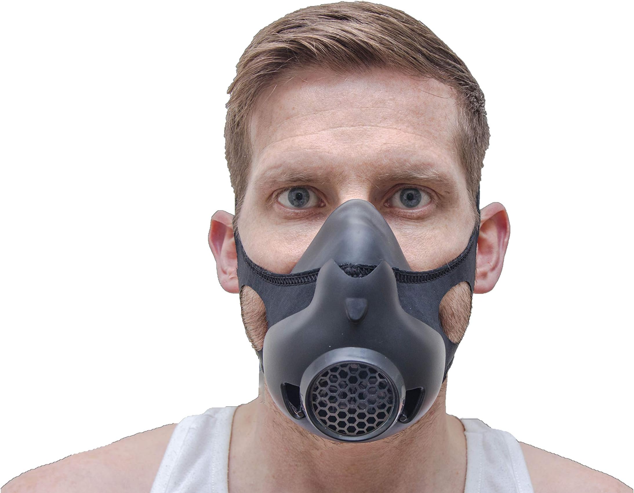 Xowley Altitude Masks Training Mask - Conditioning All Sports Workout Fitness and Elevation Training Black with 16 Breathing Levels (Large)