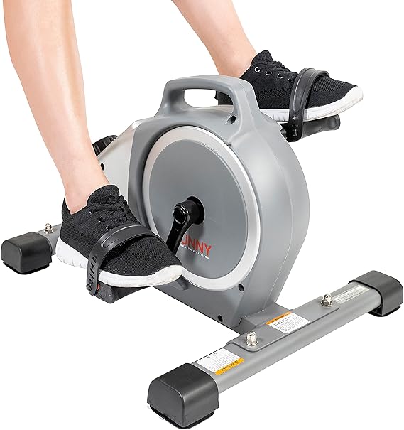 Sunny Health & Fitness Magnetic Desk Cycle Mini Exercise Bike