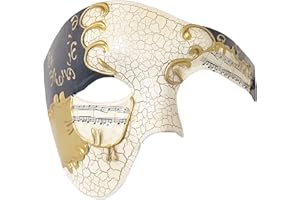 Sheliky Men's Masquerade Mask Costume Mask Vintage Venetian Carnival Cosplay Mask Halloween Party Mask