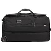 TUMI - Alpha Large Split 2-Wheeled Duffel - Men's Rolling Travel Bag with Split Compartments - Black