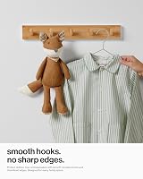 LARHN 5-Hook Wall Mounted Coat Rack 43 cm 2-Pack with Fixings view 4