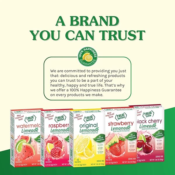 TRUE ORANGE, MANGO ORANGE DRINK MIX, 10-COUNT (PACK OF 4)