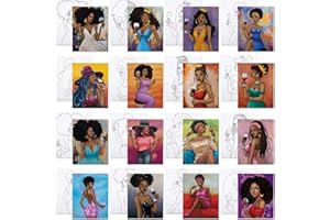 VOCHIC 16 Pcs Pre Drawn Canvas for Painting for Adults Sip and Paint Kit Pre Printed Canvas to Paint DIY Art Party Supplies Girls Night Date Night (Sip Lady, 8x10 in)
