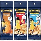 PLANTERS Nuts Variety Pack, Plant Based Protein, 1.5 Oz (36 Ct) | Mixed Nuts Snack Packs: Cashews &amp; Peanuts. Snacks for Adults. Individual Snacks