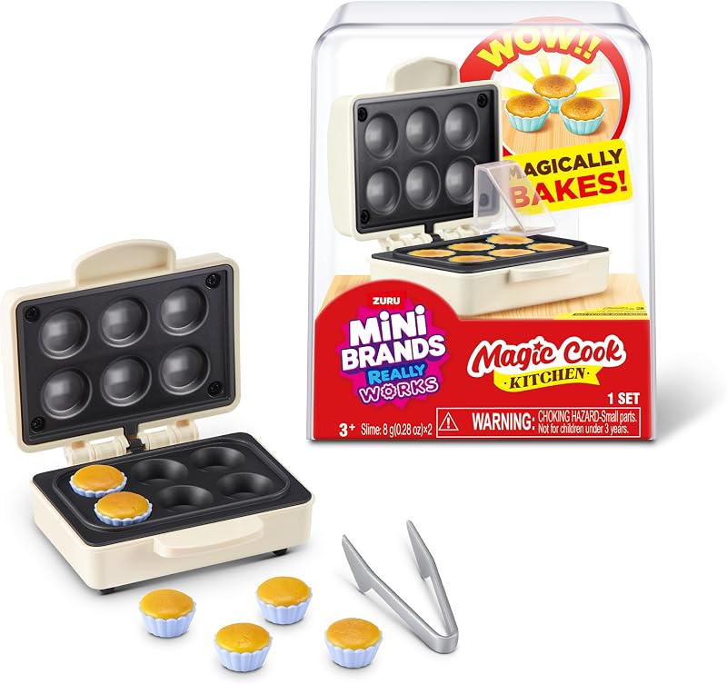Mini Brands Really Works Magic Cook Kitchen Capsule Series 1 Cup Cake Maker