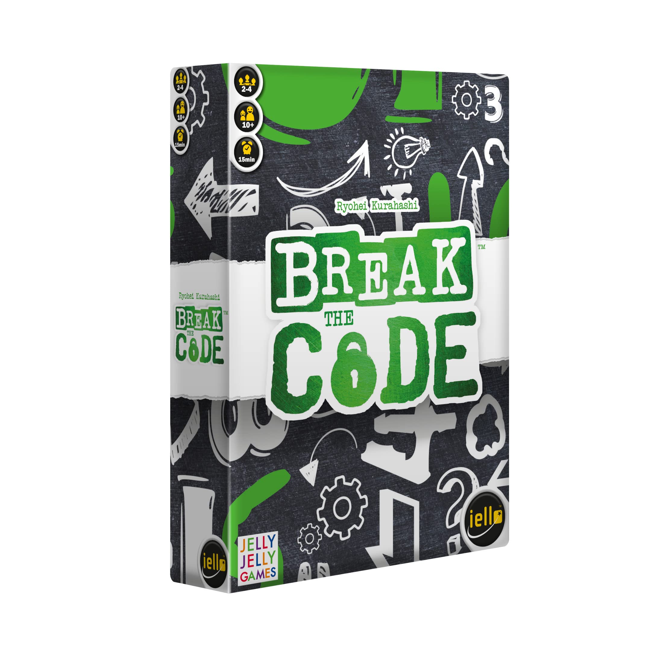 Iello | Break the Code | Board Game | Ages 10+ | 2 to 4 Players | 15 Minutes Playing Time