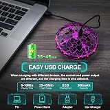 ETPlanet Hand Operated Flying Toy Drone for Kids 360° Gesture LED UFO view 4
