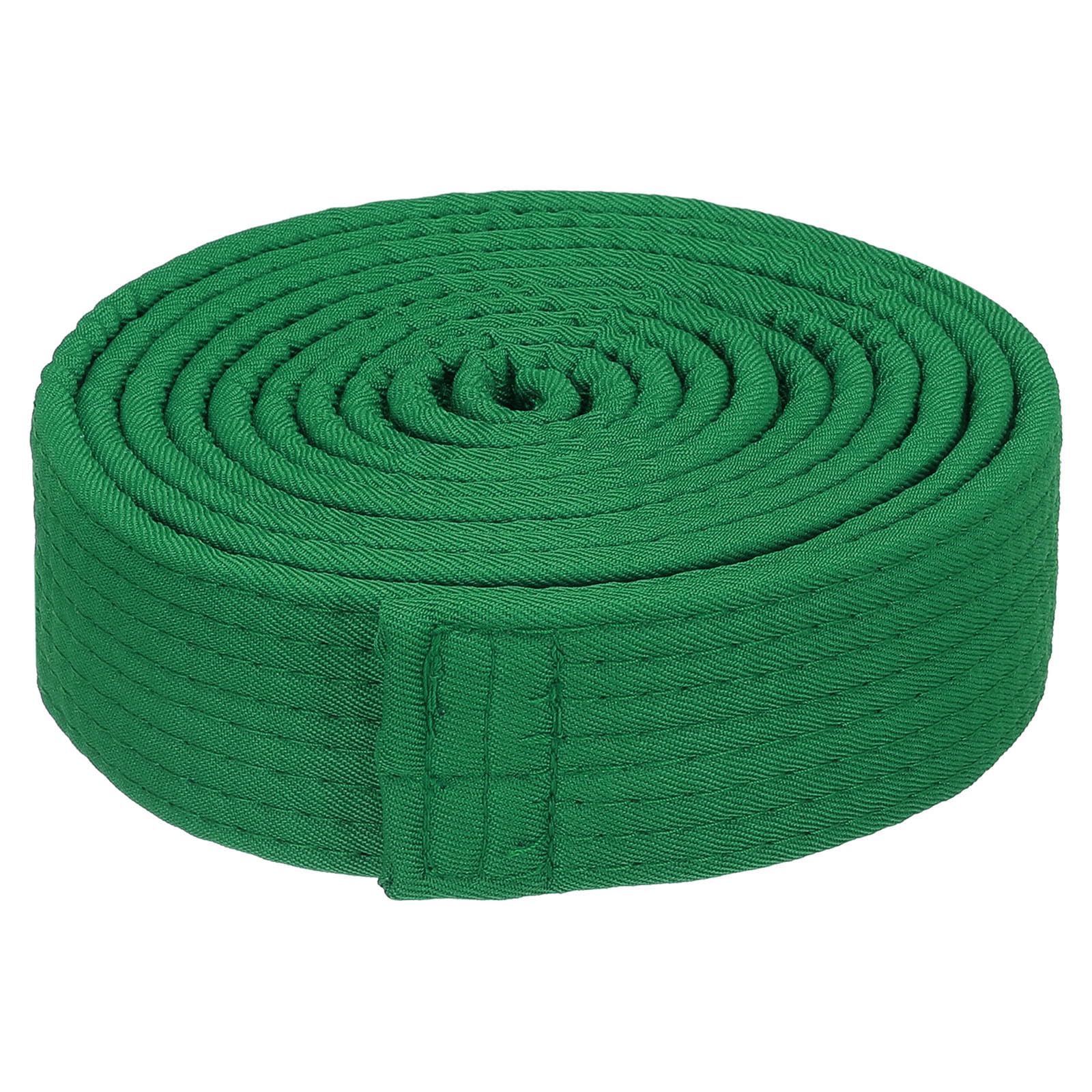 PATIKIL Taekwondo Colored Ranking Belt 1.5" x8.5Ft 2.6m, Polyester Martial Arts Judo Karate Belt for Coach Teaching Practice, Green