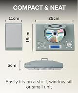Grouptronics GTMC-101 CD Player with Speakers HiFi System USB Radio view 7