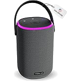TREBLAB HD-Energy Pro - Outdoor Wireless Speaker with Bluetooth – Portable High-Power Sound, Waterproof, Extended Playtime, Desktop Bluetooth Speaker with Handle, Stereo Pairing for Active Days