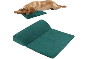 ZQJKLE Dog Cat Bolster Pillow with High Resilience Foam, Headrest for Medium Small Dogs, Benefit for Cervical Vertebra and Ne