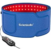 Scienlodic Red Light Therapy Belt, Infrared Light Therapy for Body, Timer for Relaxing Muscle (Blue Ck)