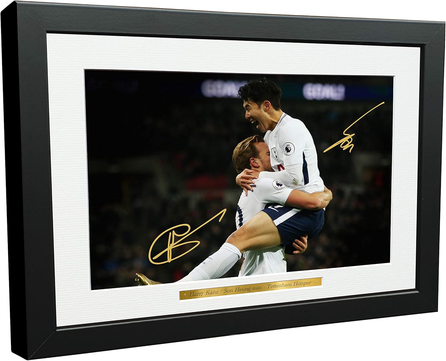 Photographs - Kitbags & Lockers 12x8 A4 Signed Harry Kane Son Heung min Tottenham Hotspur Spurs Autographed Photo Photograph Picture frame Gift 1