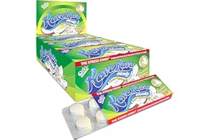 Ozia Originals Kava Kava Candy - 8 Kava Candies Per Pack, Kava Extract Stress Relief Supplement, Natural Kava Root Chill Happy Pill, Encourages Positive Mood - Coconut Cream Flavor, 1 Box (12 Packs)