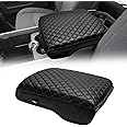 KBH Center Console Armrest Cover for Dodge Ram 1500 2500 3500 2019-2025, Floor Console Bucket Seat, Car Arm Rest Cushion Pad Protector, Vinyl Leather Trim, Anti-Scratch, Black