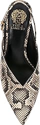 Vince Camuto Women's Kylien Pump, Black/Cream Snake