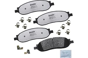 Bendix Fleet Metlok Severe Duty REAR Brake Pads for Ford F-250 Super Duty 2007-2005, F-350 Super Duty 2007-2005- (MKD1068FM)