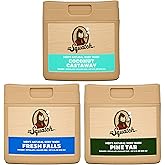 Dr. Squatch NEW Natural Body Wash for Men - Non-Exfoliating - Fresh Falls + Coconut Castaway + Pine Tar (8 oz, 3 Pack)