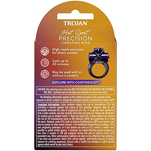 andreaskreuz sexspielzeug Trojan Vibrations Hot Spot Vibrating Ring ( Packaging May Vary) in Dubai -  UAE