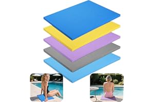 CIEOVO 5 Pack Poolside Seats Mats for Edge of Pool - EVA Foam Pool Edge Cushion Poolside Mat Pool Edge Seating Pad for Summer Outdoor Beach Poolside Accessories