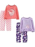 Simple Joys by Carter's Girls' 4-Piece Pajama Set