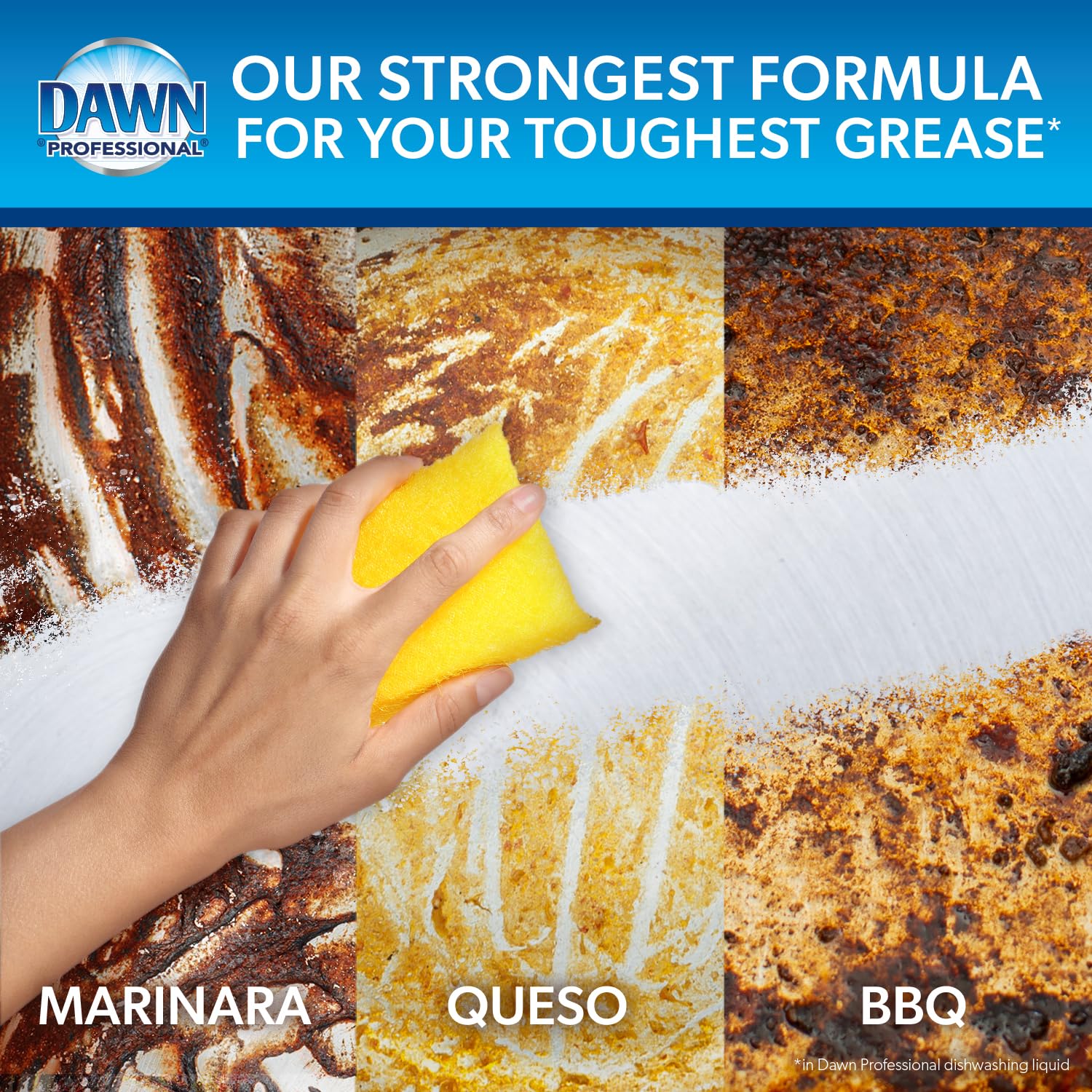 Dawn Professional Heavy Duty Manual Pot and Pan Dish Soap Detergent, 1 Gallon (Case of 2)