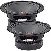 DD Audio VO-M206-S4 6.5" 150W RMS 4-Ohm Midrange Speakers (Pair)
